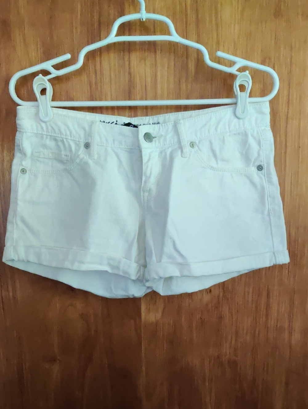 Denim Cuffed Shorts